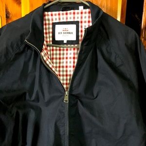 XL Navy Blue Ben Sherman Harrington Jacket